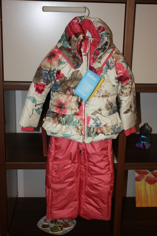 Зимний комплект Gulliver 98р новый