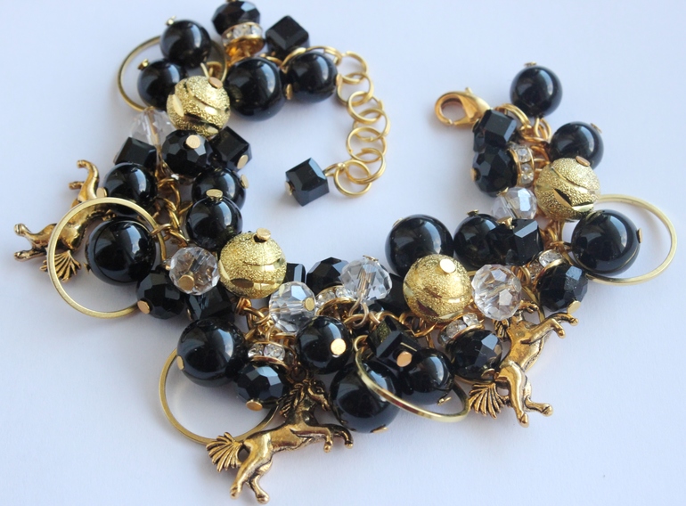 Браслет "Золотистая лошадка"