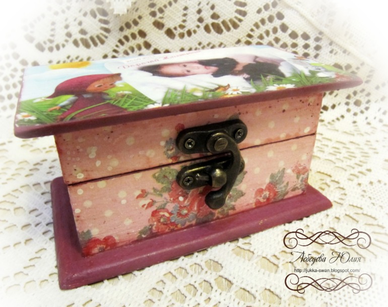 Декопаж с фотографией. Серия работ :)