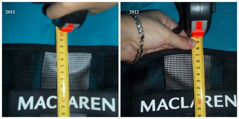 Maclaren Volo Candy Bar 2013 VS 2011