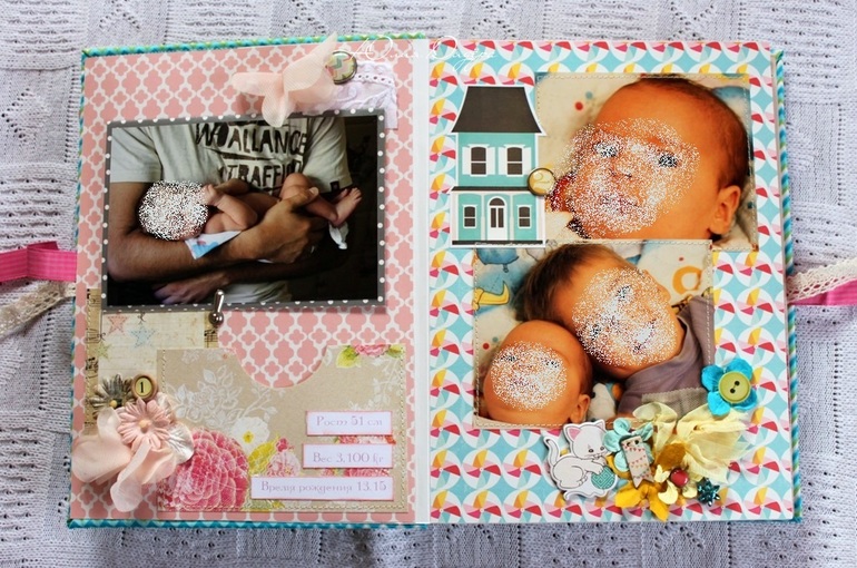 Альбом про первый год девочки Вари