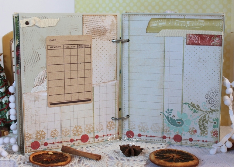 Новогодний альбом-блокнот (December Daily)