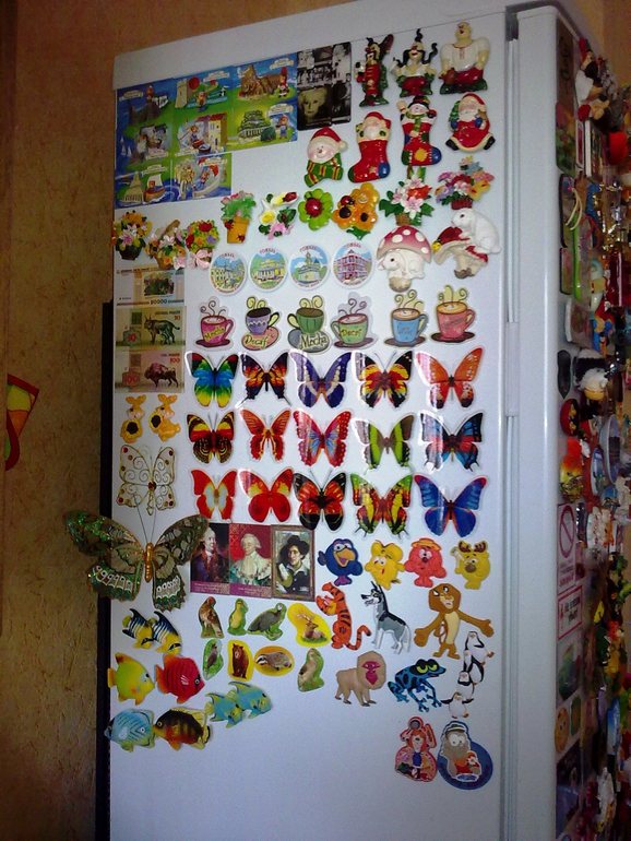 Вот мой немного обновленный холодильник)