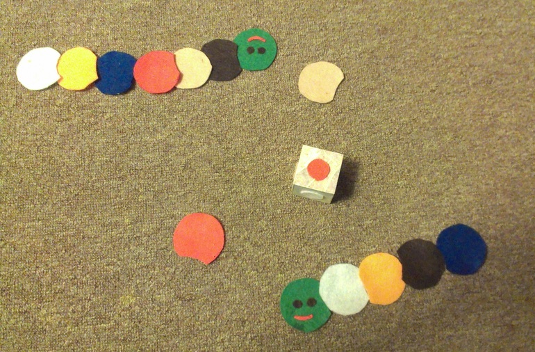 Первая игра с кубиком