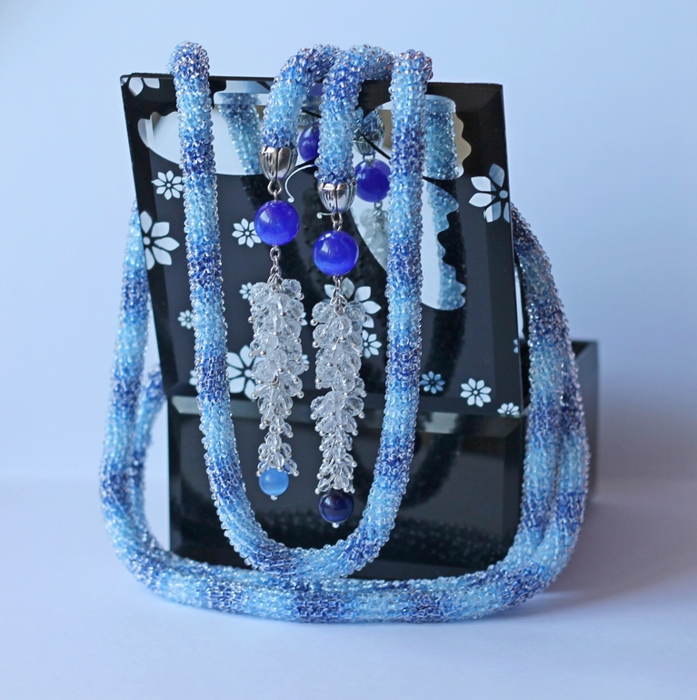 Лариат "Морозные узоры"