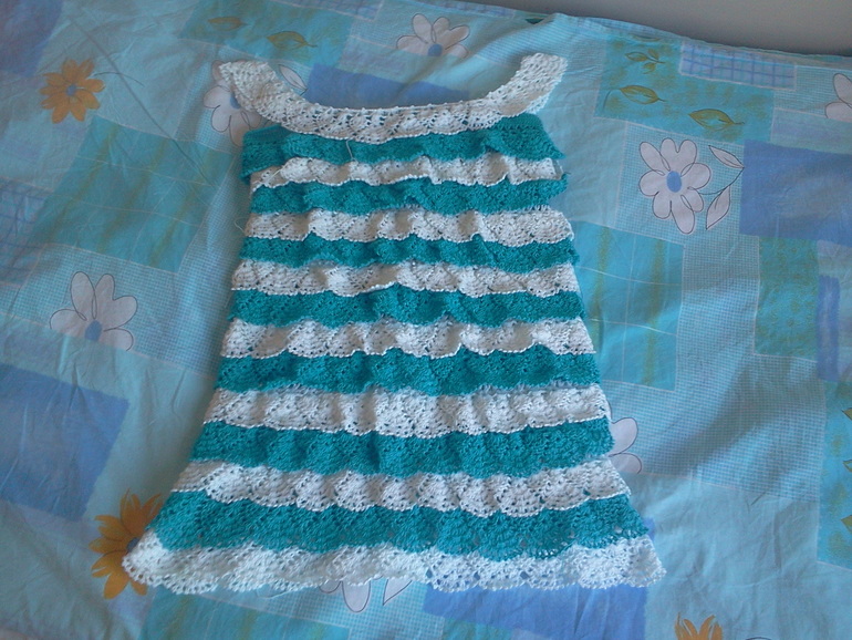 Платье "морской прибой"