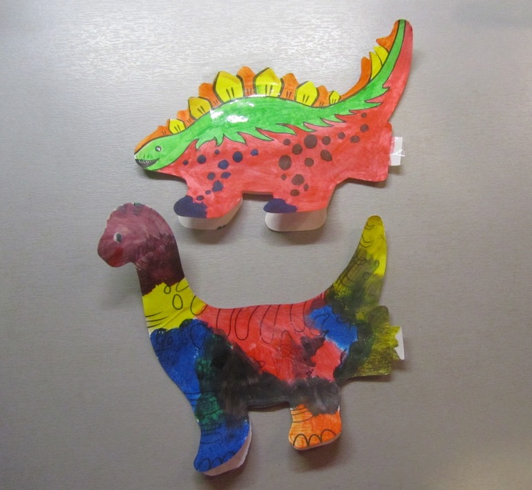 Динозавры от Двух Ладошек.