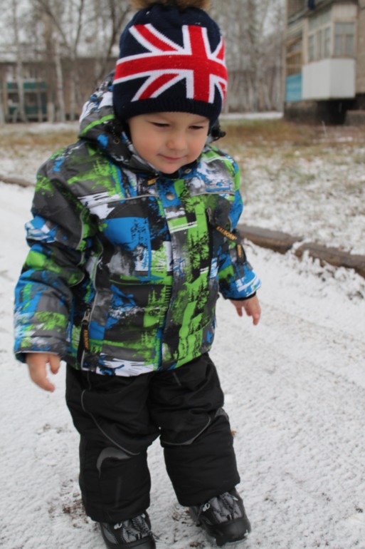 А у нас был первый снег))