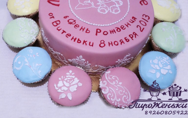 Тортик и капы для мамы