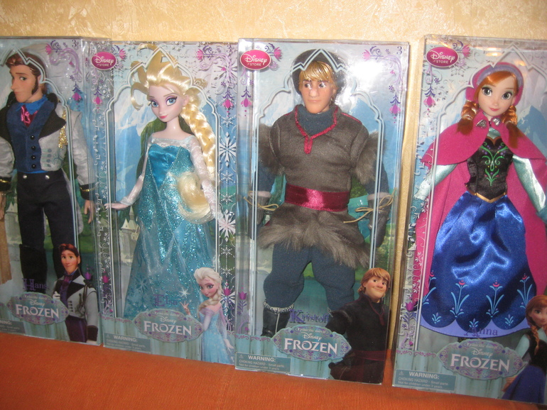 Куклы из нового м/ф Дисней Frozen, Холодное сердце. В наличии!