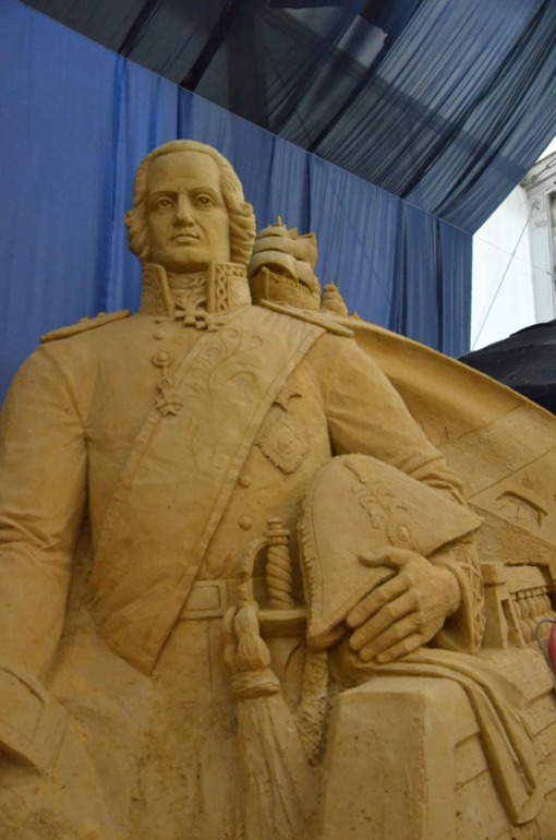 Выставка песчаных скульптур