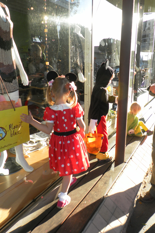 наш осенний детский поход по магазинам за