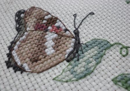 "Бабочка и клематис" от ДИМ