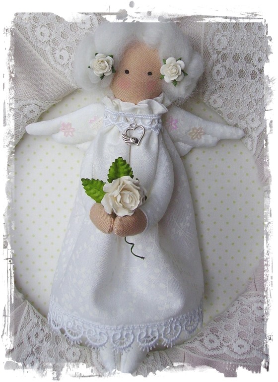 Ангел "Снежная роза"