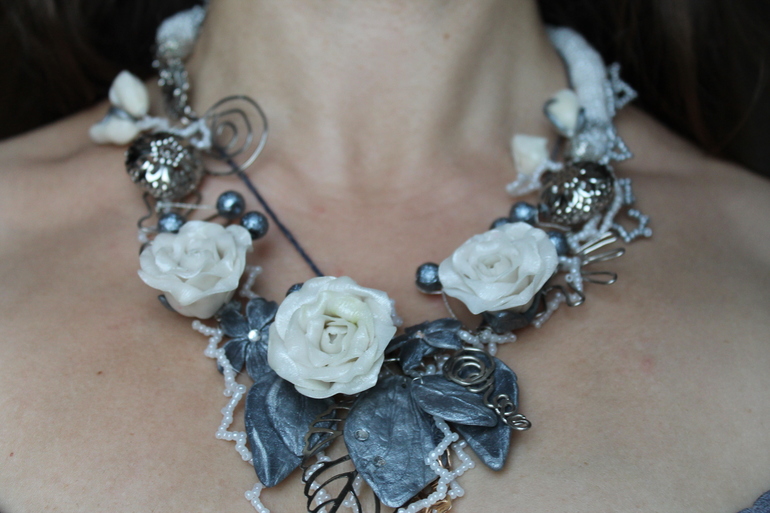 Колье ручной работы..135гр.Чернигов.Украина.