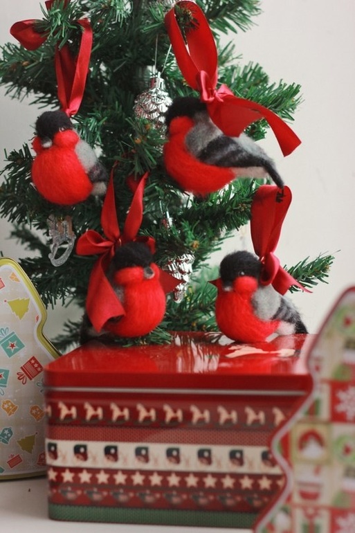 Снегири на елку!