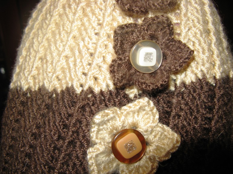 Контрасты - шапочка крючком