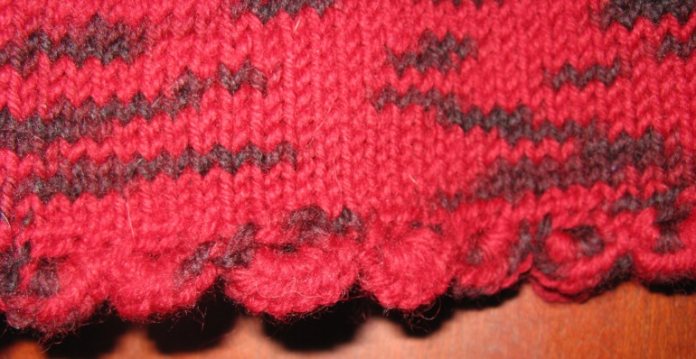 Красно, пестро и тепло - жилет