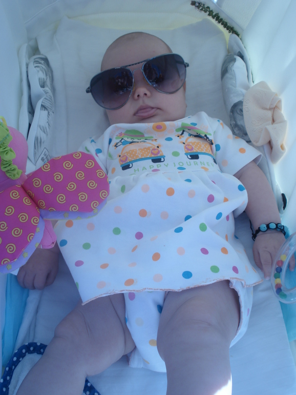 Первое путешествие в три месяца и фото)))