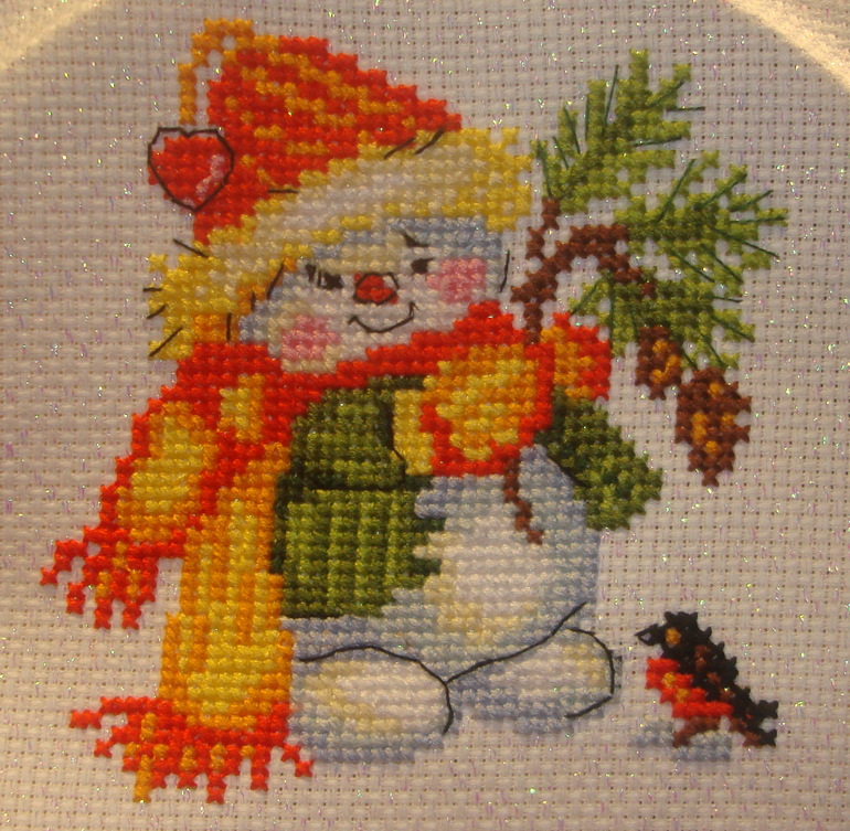 Кубик с Новогодней тематикой