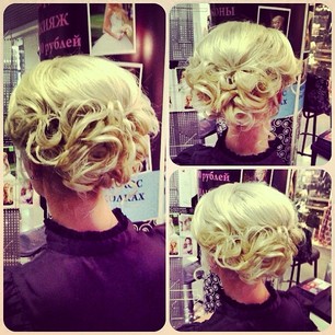 Прически на новогодние праздники!