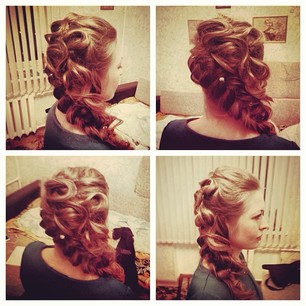 Прически на новогодние праздники!