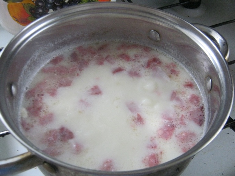 Суп из плавленого сырка