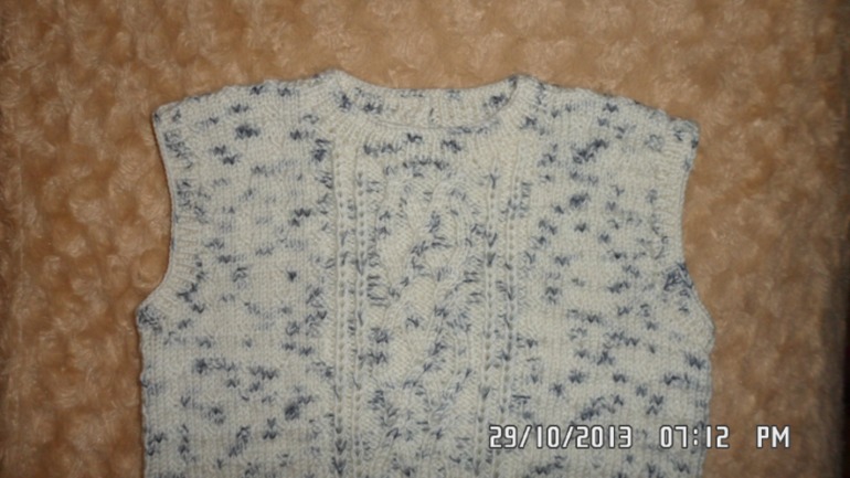 Готовимся к зиме - жилет