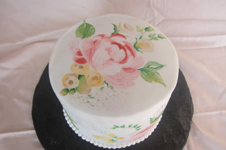 торт с розами 3.6 кг.