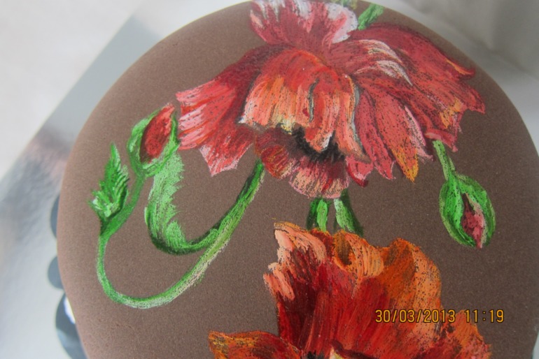 торт с маками