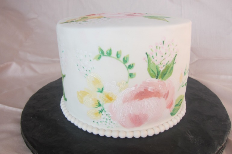 торт с розами 3.6 кг.