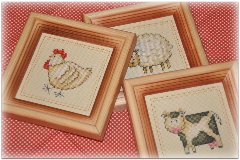 Курочка, овечка и коровка от Ланарте