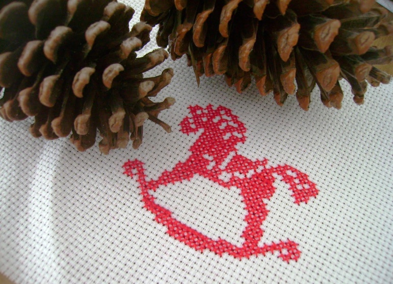 Схема лошадки к Новому Году