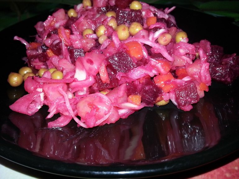 С квашеной капустой.....