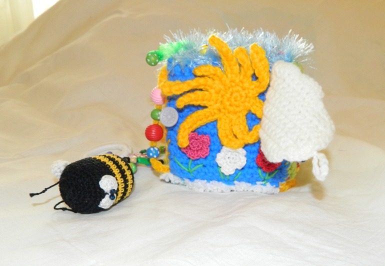 Развивающий кубик для малыша 7 мес.