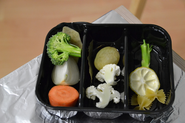 Рисуем овощами и фруктами