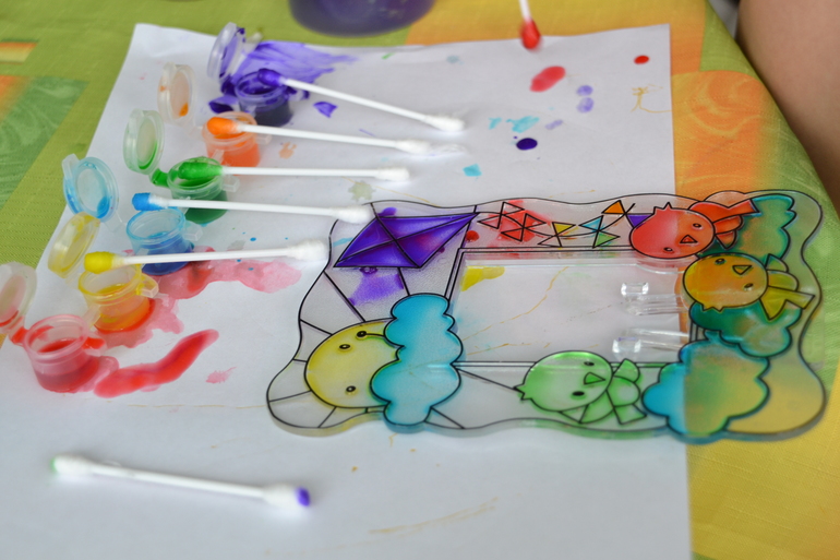 Разрисовываем рамку