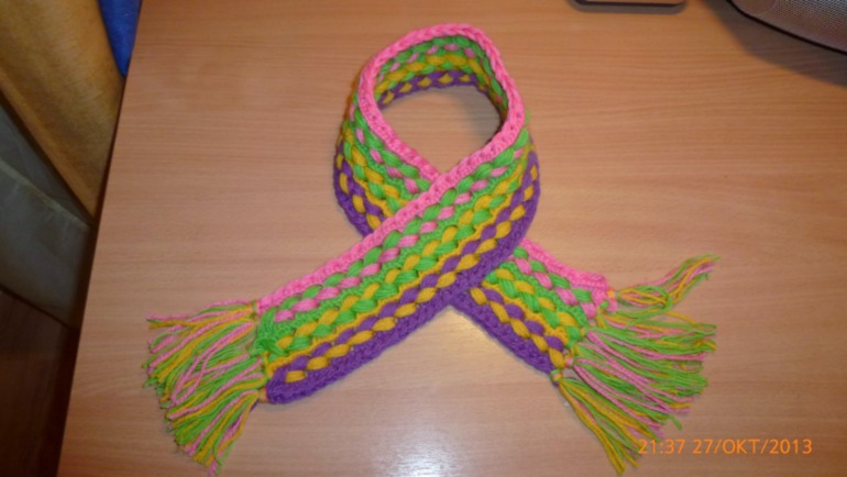 шарфик на линейке