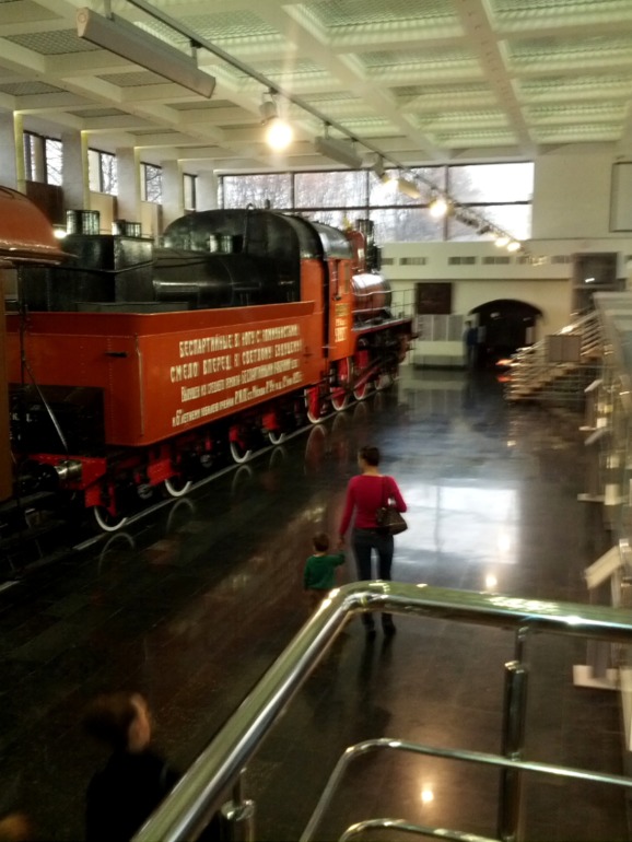 Паровозия в Музее железнодорожного транспорта