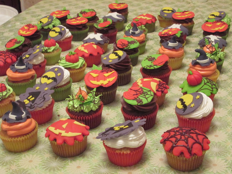капкейки на хэллоуин