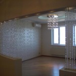 Перегородка с декором из буси