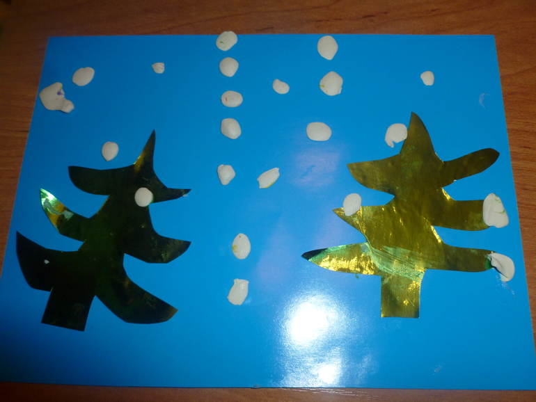 Зимние поделки.