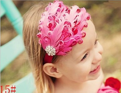 Для самых изысканных модниц!Повязки перьевые со стразами swarowski.