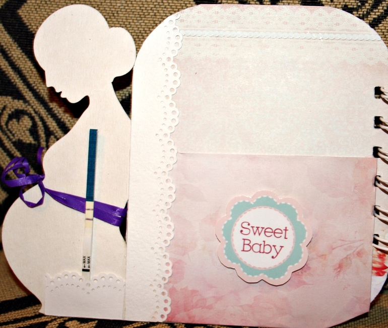 Альбом ручной работы для беременной