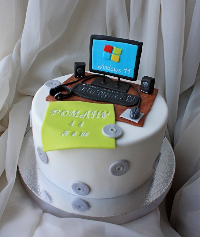 Торт для игрока в компьютер
