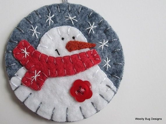 Новогодние игрушки из фетра и не только