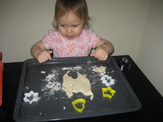 Игрушки из соленого теста.