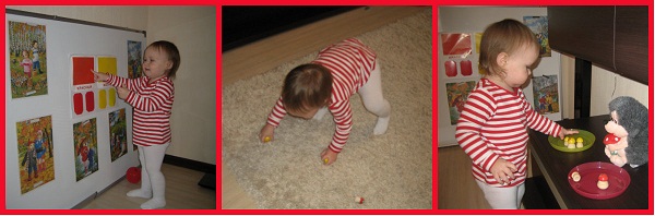 Изучаем красный цвет.