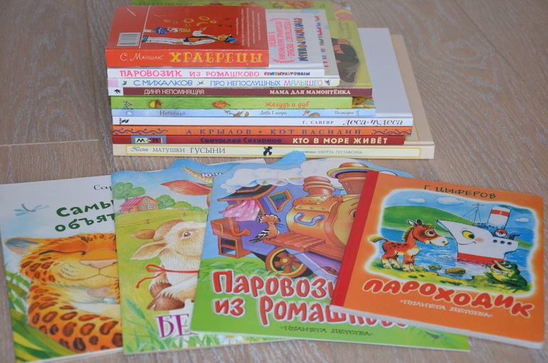 Наши книжечки в 1 год и 8 месяцев
