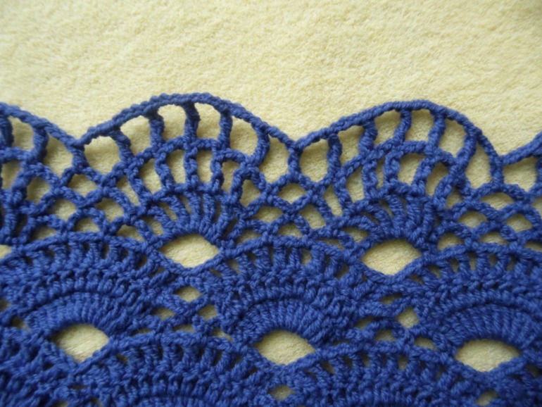 Моя первая шаль на заказ.